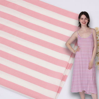 Good price Breathable Striped Material Fabric 180cm Modal Yarn Dyed Cloth For Leisure Wear online
