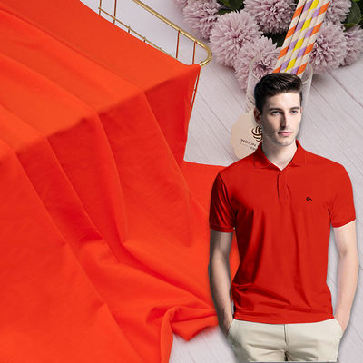 Good price Smooth Solid Knit Fabric 32S 210gsm Soft Tencel Cotton Combing Material online
