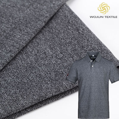 Good price Wear Resistant Solid Knit Fabric 165g Yarn Dyed Material For Polo Shirt online