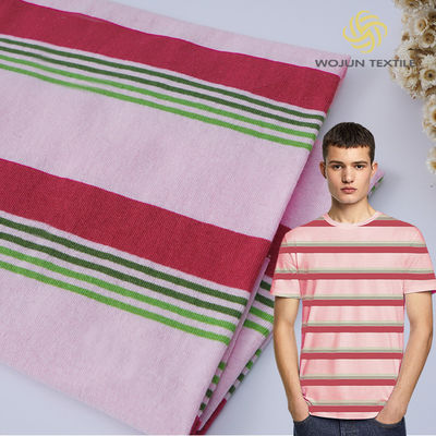 Good price Plain Or Linen Cotton Striped Material Fabric For Polo Shirt 30S Yarn Weight online