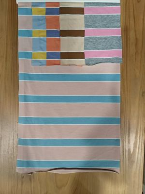 Good price Breathable Durable Striped Material Fabric For T-Shirt online