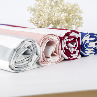 Good price Healthy Smooth Skin-Friendly Good Elasticity Natural Striped Knit Fabric For Casual Wear online