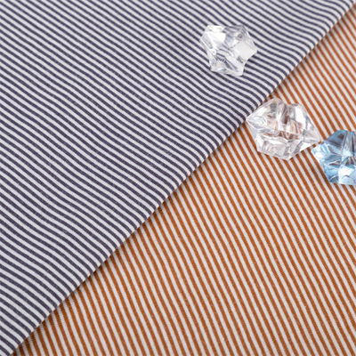 Good price Environmentally Friendly And Breathable Smooth Striped Knit Fabric For T-Shirt online