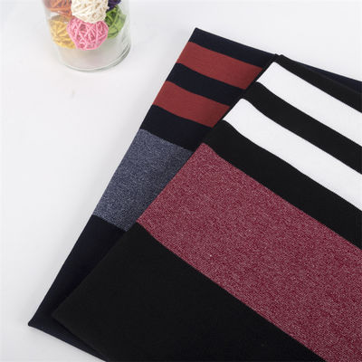 Good price High-Quality Sweat-Absorben And Hanging Stiff And Smooth Striped Knit Fabric For Jersey online