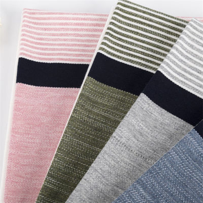 Good price Easy To Care Circular Knitting Striped Knit Fabric For Polo Shirt online