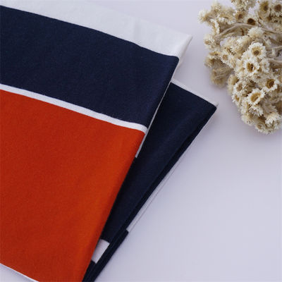 Good price Skin-Friendly Natural Sweat-Absorbent Striped Knit Fabric For Casual Wear online