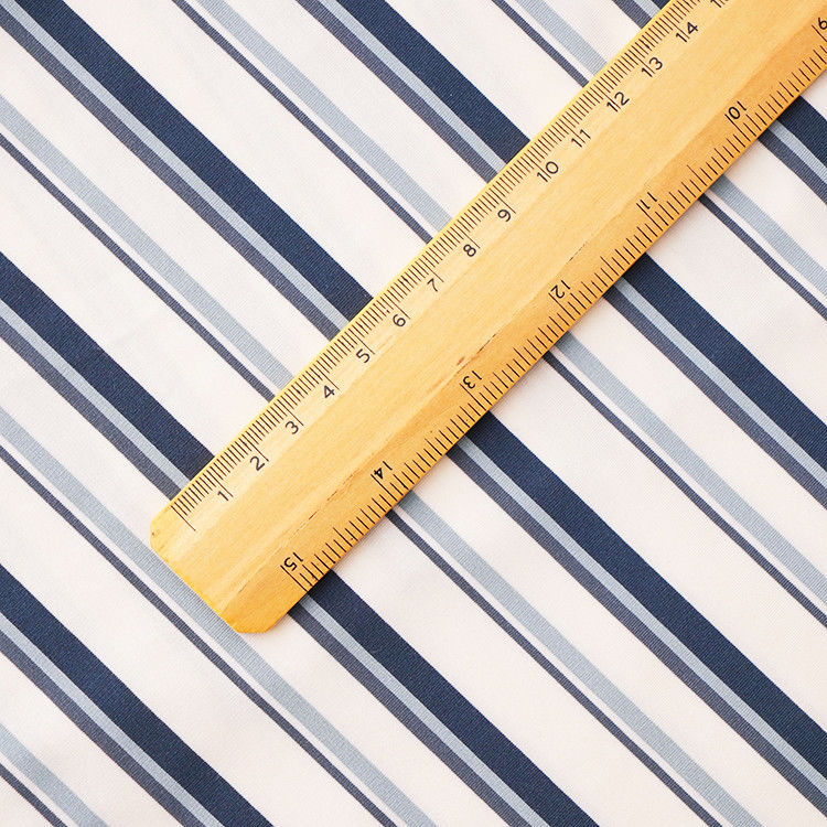 Madal Fabric Hygroscopic And Comfortable Anti-Pilling Striped Material Fabric For Casual Wear