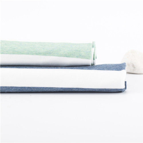Durable Striped Textured Fabric , Combed 175cm Color Stripe Fabric