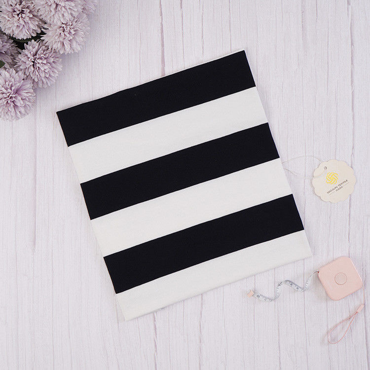 Pure Cotton Double Yarn Custom Single Jersey Fabric Plain Weave For T - Shirt