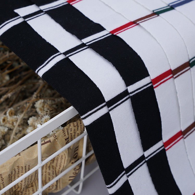 Durable Yarn Pure Cotton And  Breathable Absorbent Striped Material Fabric For  Sportswear
