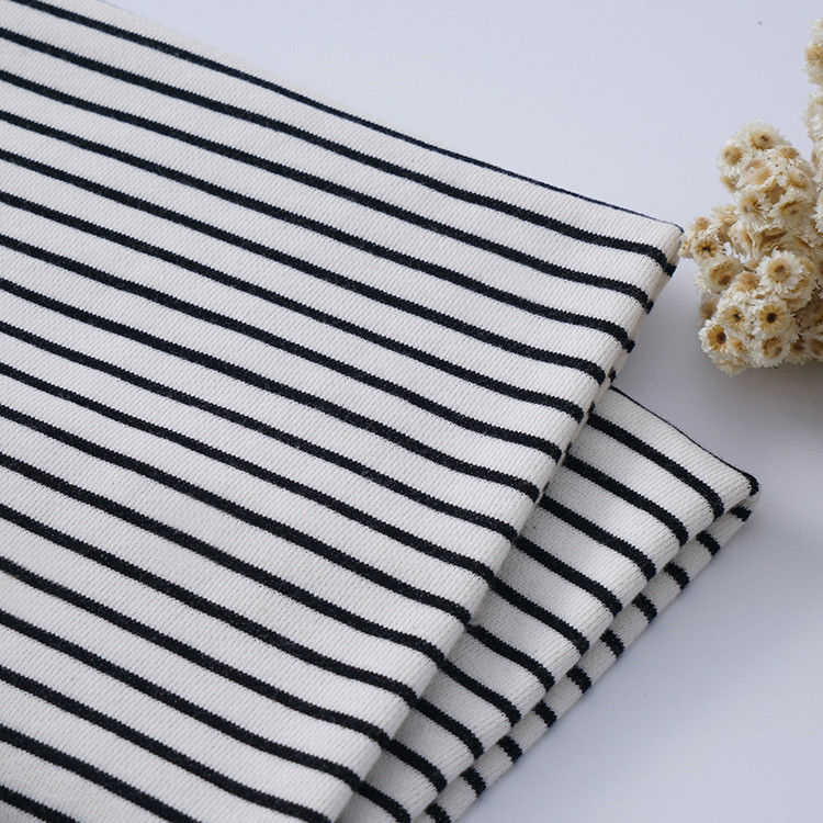 Stylish And Comfortable And Generous And Casual Striped Cotton Fabric For Hoodie
