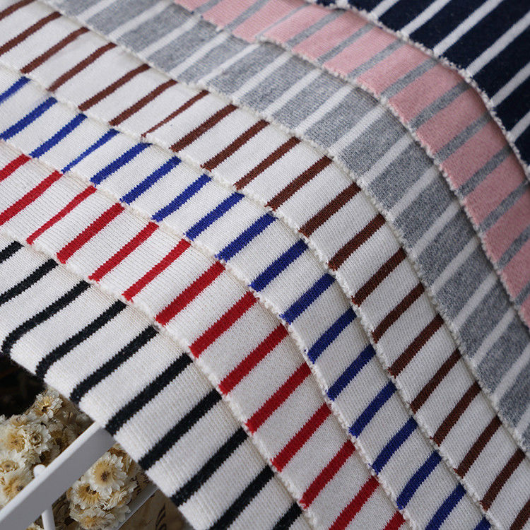 Stylish And Comfortable And Generous And Casual Striped Cotton Fabric For Hoodie