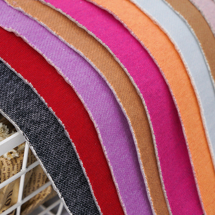 Stylish And Thick Not Easily Deformed Generous And Casual Striped Knit Fabric For French Terry