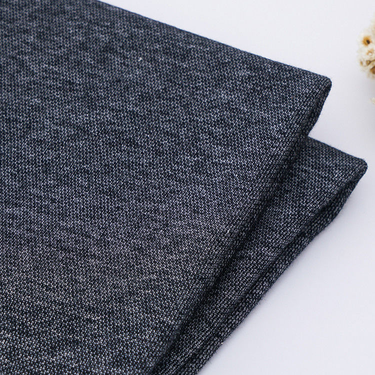 Stylish And Thick Not Easily Deformed Generous And Casual Striped Knit Fabric For French Terry
