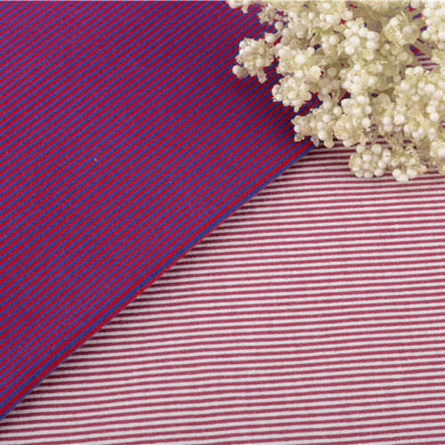 Classic Comfortable Refreshing Striped Cotton Fabric Multi Color