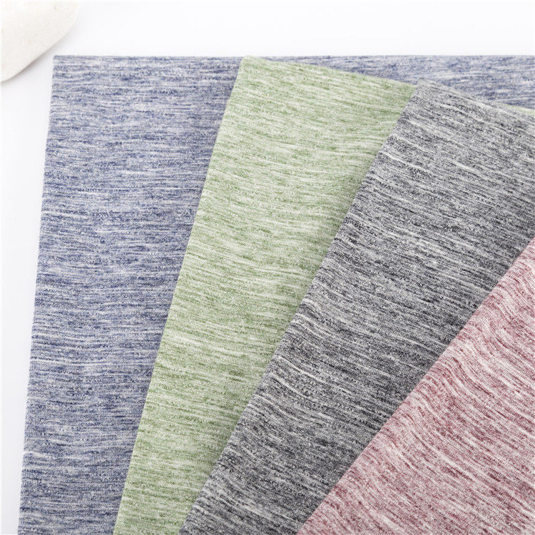 High-End Texture  Breathable And Widely Applicable Solid Knit Fabric For T-Shirt
