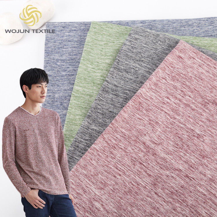 High-End Texture  Breathable And Widely Applicable Solid Knit Fabric For T-Shirt