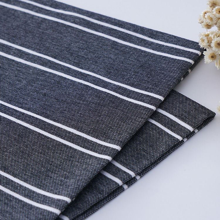 Support Customization And Stylish Environmentally Friendly And Skin-Friendly Striped Knit Fabric For Polo Shirt