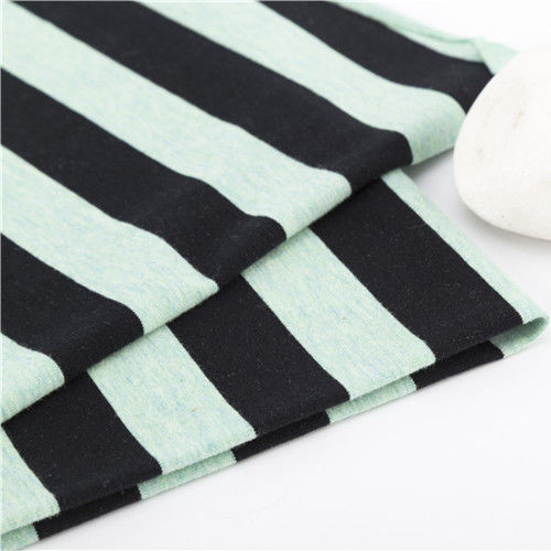 Support Customization And Bright Colors Skin-Friendly Striped Knit Fabric For Tracksuit