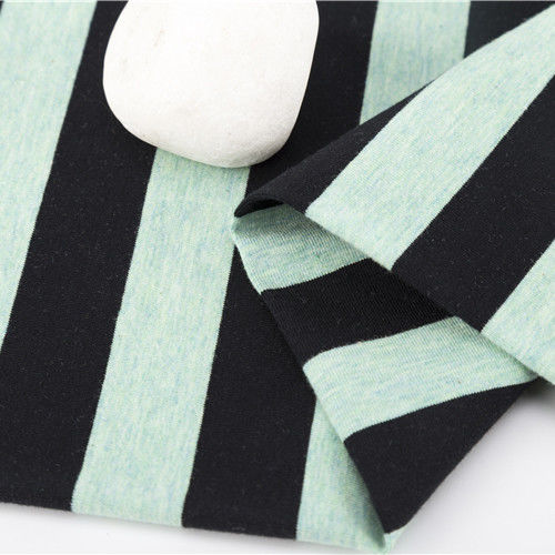 Support Customization And Bright Colors Skin-Friendly Striped Knit Fabric For Tracksuit