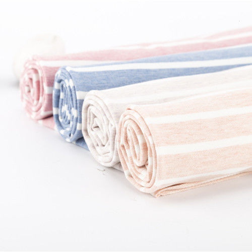 Good Texture And Stylish Strong And Wear-Resistant  Striped Knit Fabric For French Terry