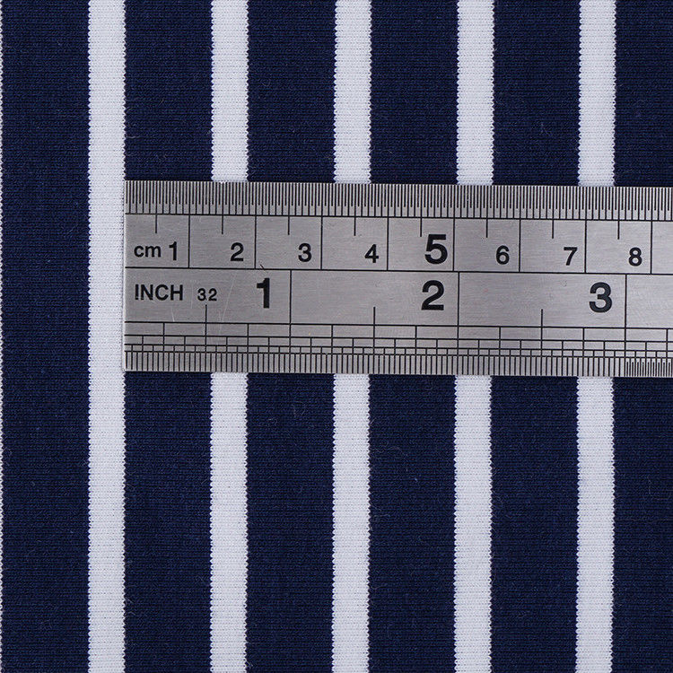 Support Customization And Skin-Friendly Comfortable Striped Knit Fabric For French Terry