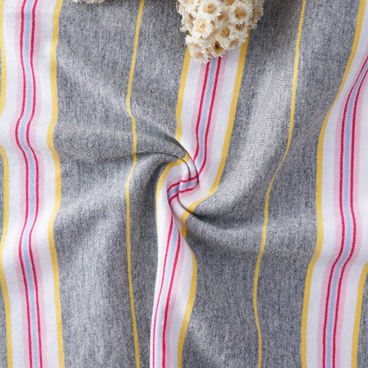 Pure Cotton And Breathable And Comfortable Striped Cotton Fabric For Casual Wear