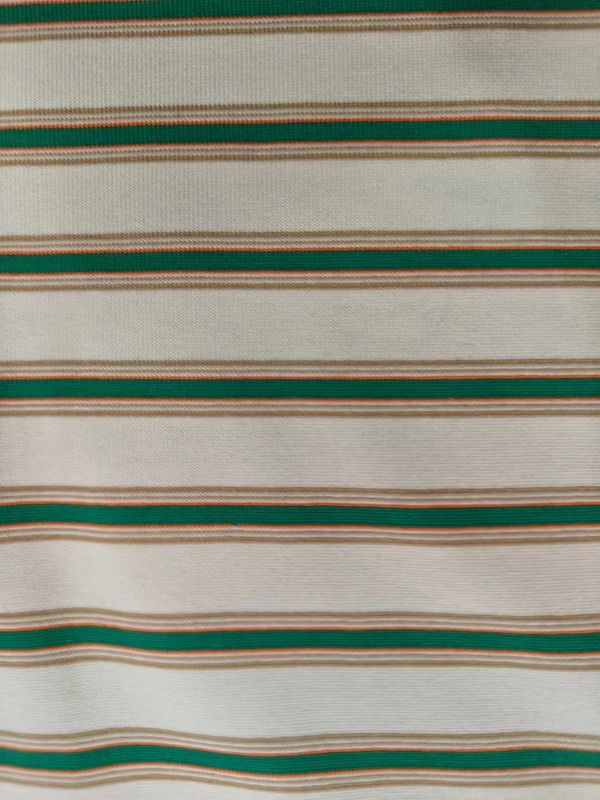 Anti-Pilling And Breathable And Soft Cotton ​Striped Material Fabric For T-Shirt