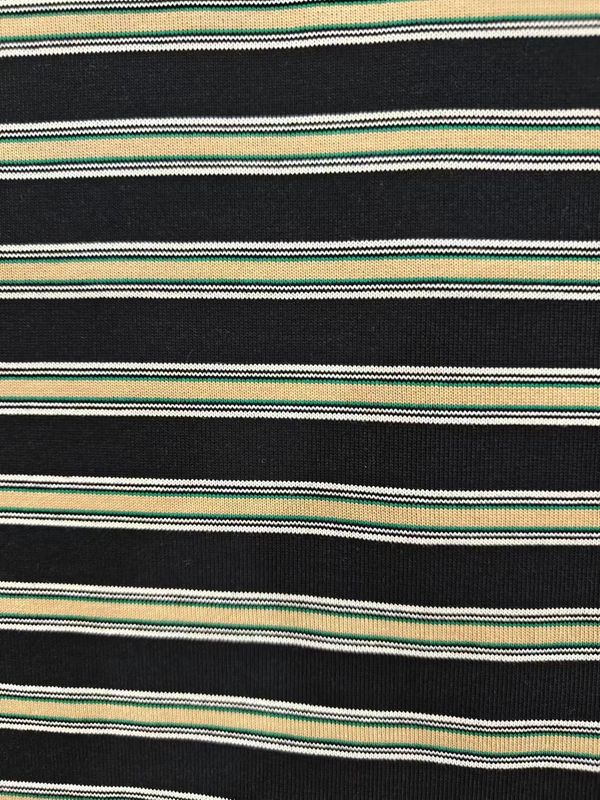 Anti-Pilling And Breathable And Soft Cotton ​Striped Material Fabric For T-Shirt