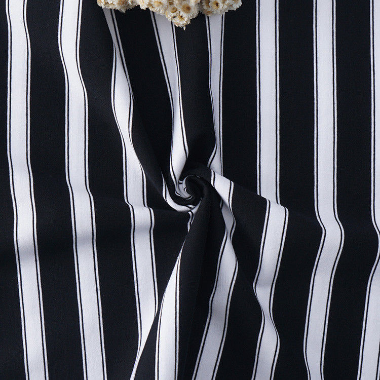 Good Texture And Fashionable Easy To Care Striped Knit Fabric For T-Shirt