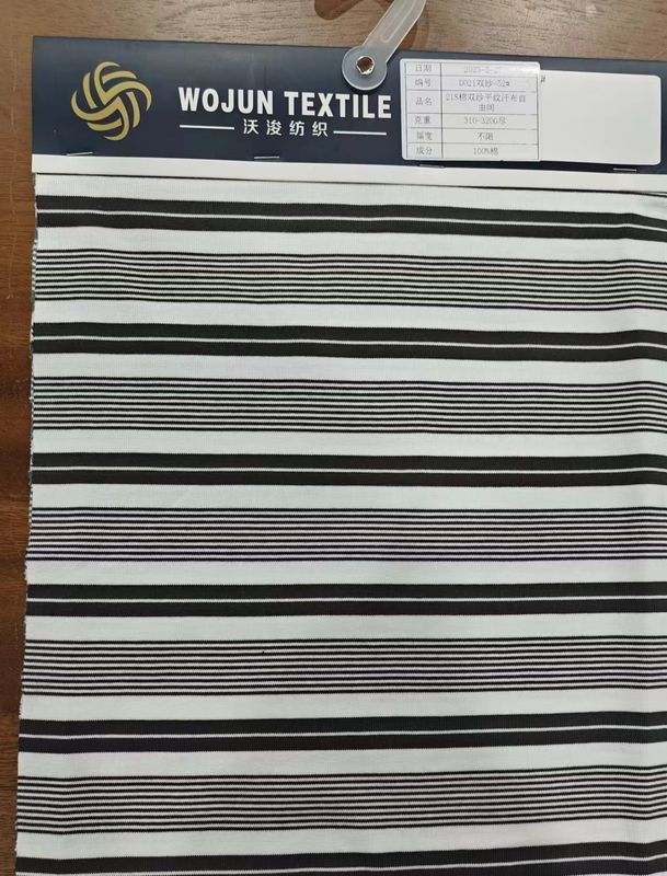 High Quality And Environmentally Friendly Yarn Dyed Cloth Cotton Striped Fabric For T-Shirt