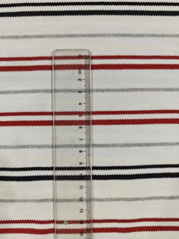 Breathable And Sweat-Absorbent Yarn Dyed Cloth Striped Knit Fabric For Polo Shirt