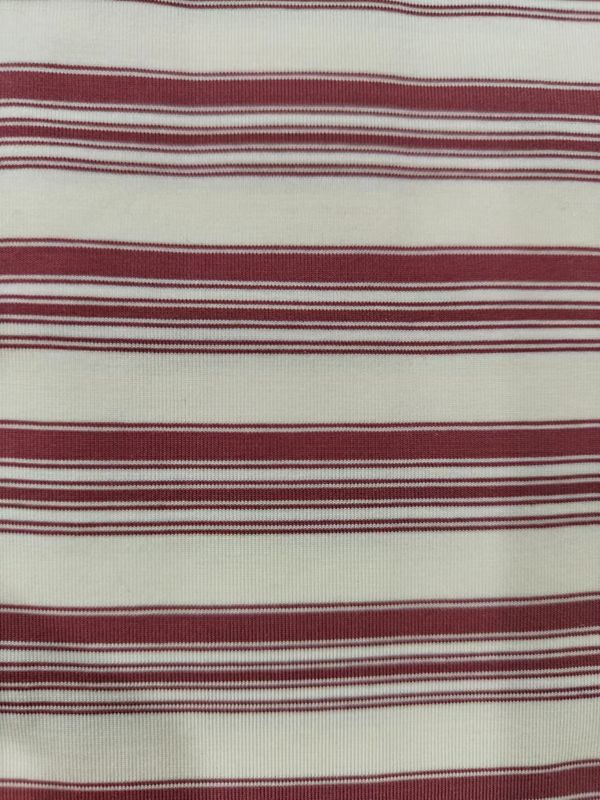 High-End Soft And Healthy Comfortable Texture Striped Knit Fabric For Tracksuit