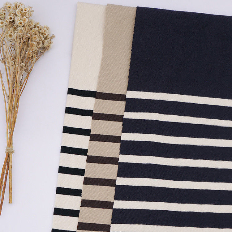 Breathable And Skin-Friendly Comfortable And Healthy Striped Knit Fabric For Tracksuit