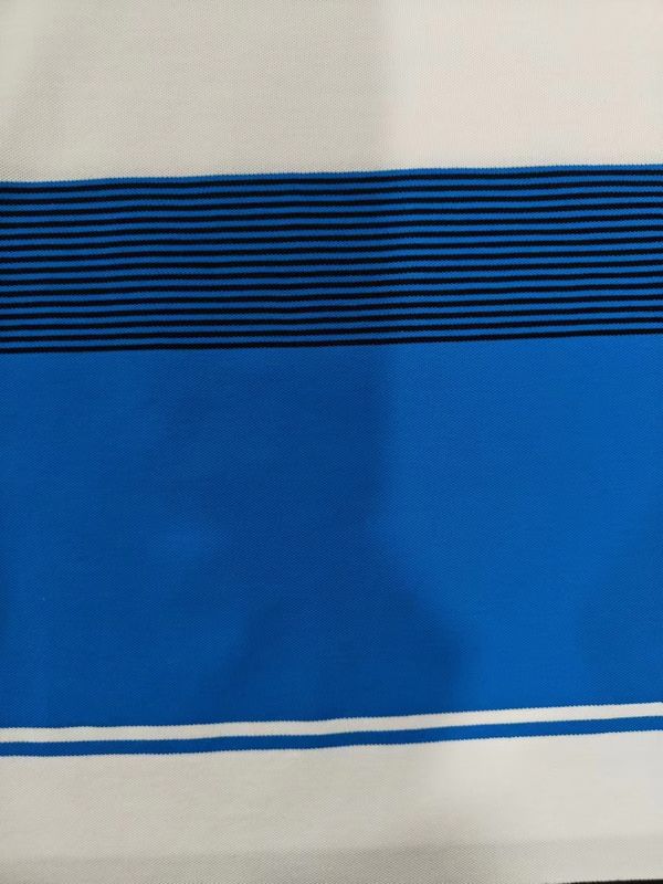 Skin-Friendly  Healthy  And Sweat-Absorbent Striped Knit Fabric For Polo Shirt