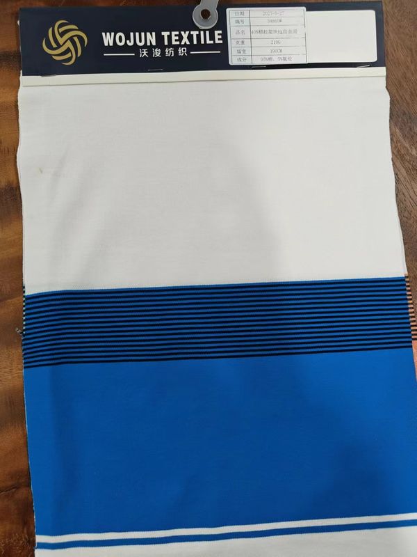 Skin-Friendly  Healthy  And Sweat-Absorbent Striped Knit Fabric For Polo Shirt