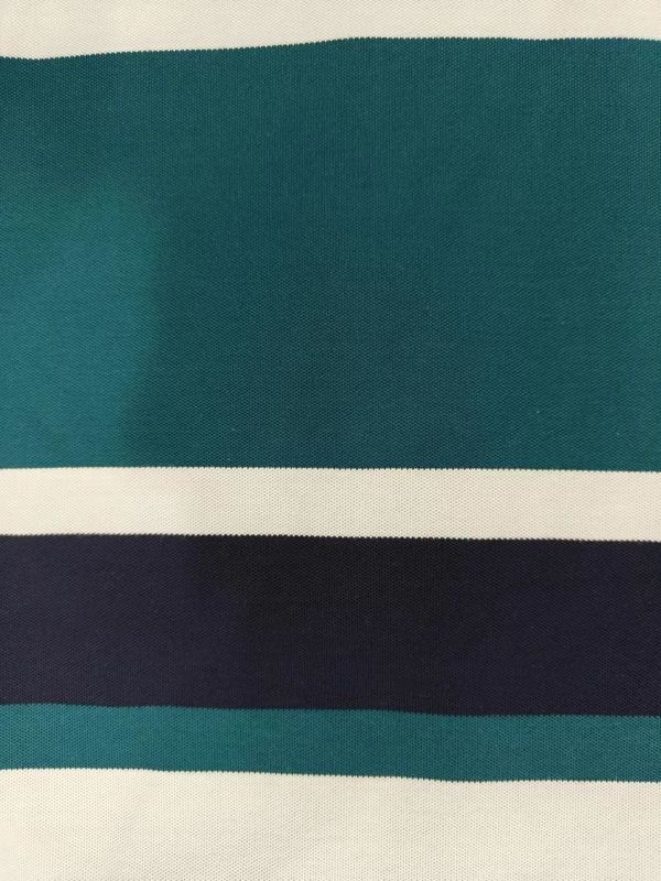Environmentally Friendly And Elastic Durble Comfortable Striped Material Fabric For Polo Shirt