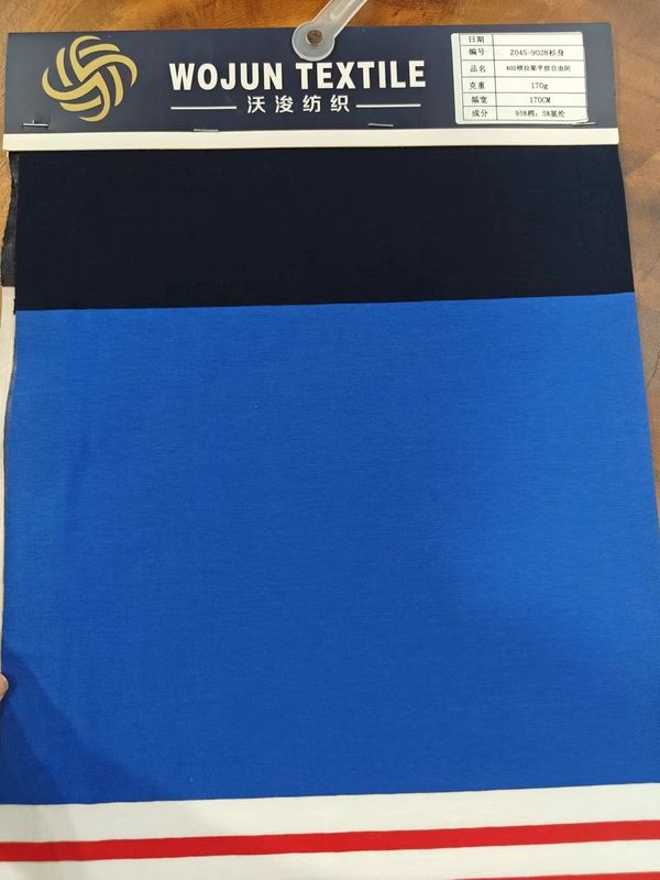 Soft And Moisture-Absorbent And Skin-Friendly Striped Knit Fabric For T-Shirt