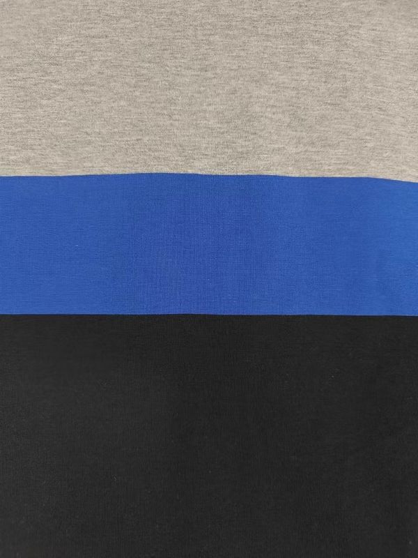 Breathable And Sweat-Absorbent Cotton Plain Jersey Striped Knit Fabric For Clothing