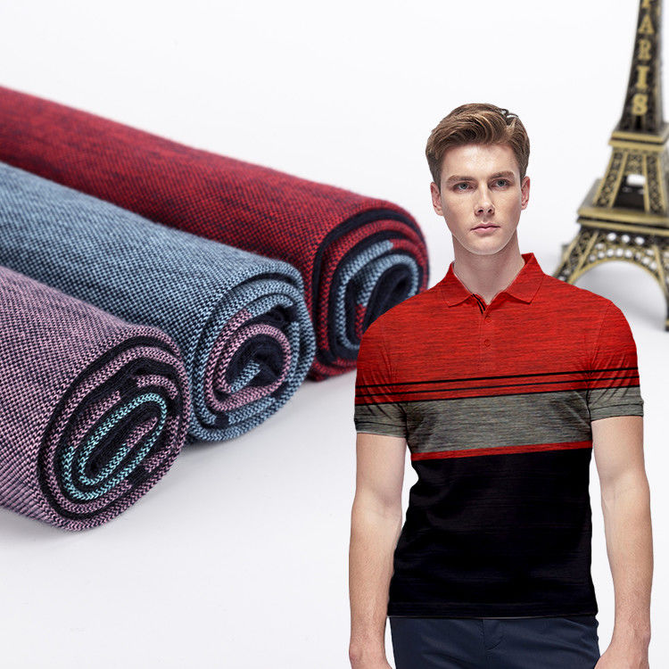 Breathable And Sweat-Absorbent Cotton Plain Jersey Striped Knit Fabric For Clothing