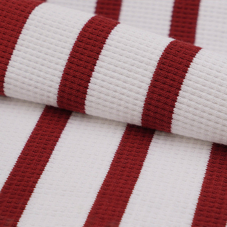 Skin-Friendly Comfortable And Moisture-Absorbent Striped Knit Fabric For Sportswear