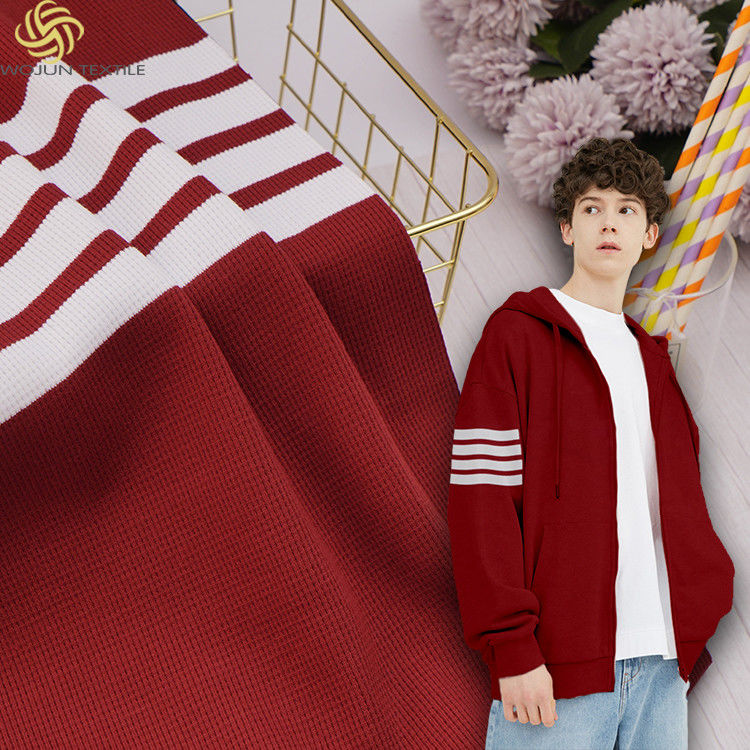 Skin-Friendly Comfortable And Moisture-Absorbent Striped Knit Fabric For Sportswear
