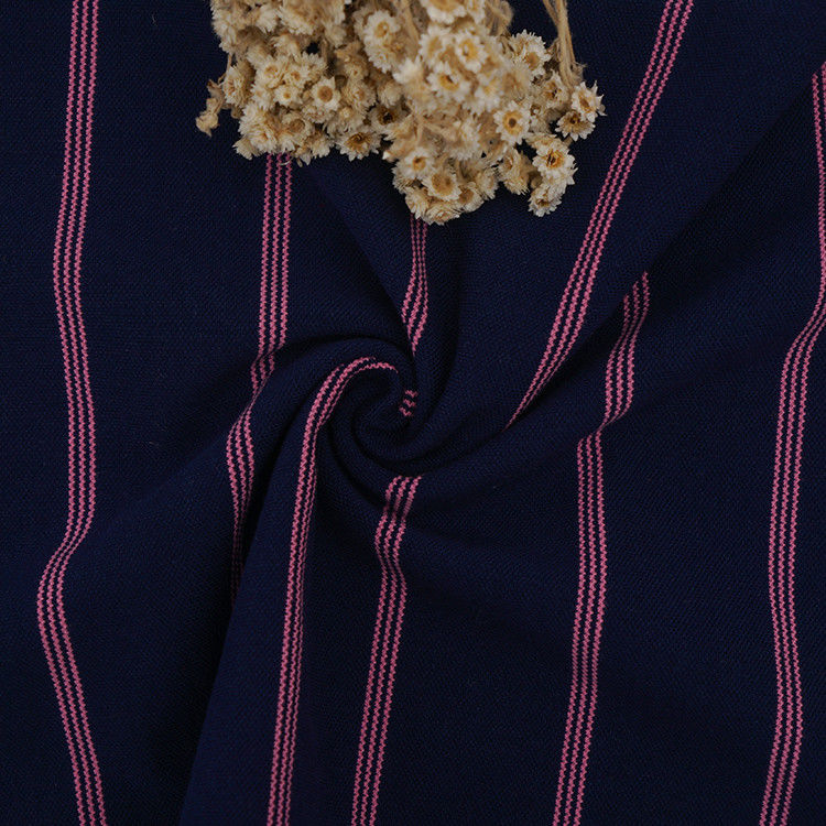 Comfortable And Durable Skin-Friendly Breathable Striped Knit Fabric For Polo Shirt