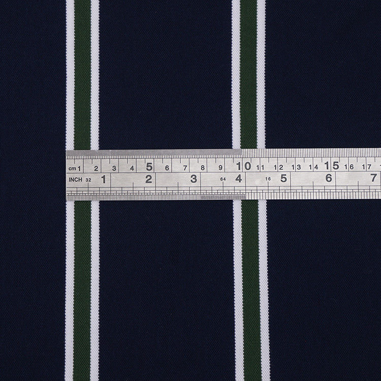 Breathable Moisture-Absorbent And Durable Striped Knit Fabric For Clothing With Unique Texture