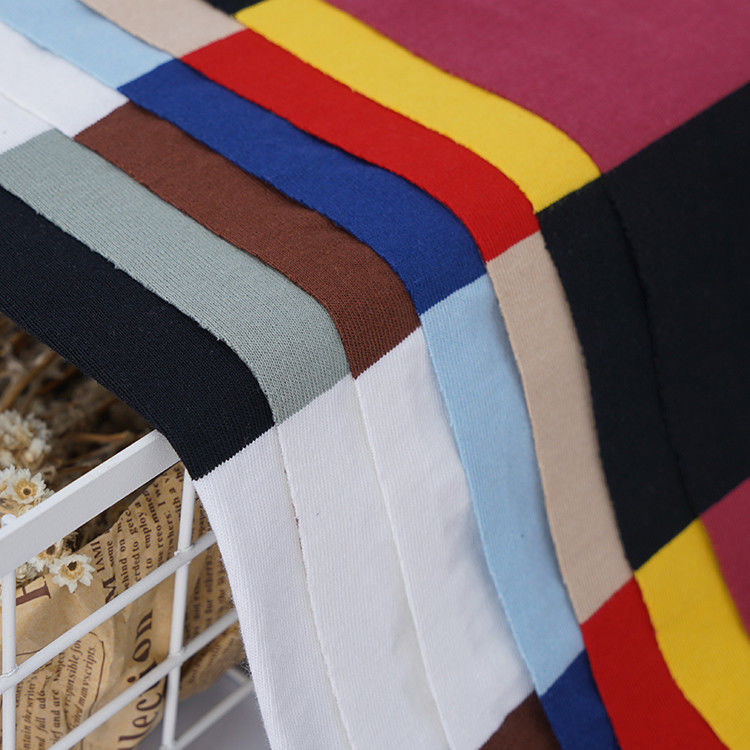 Comfortable And Moisture-Absorbent And Smooth Striped Knit Fabric For Casual Wear