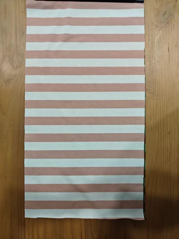 Environmentally Friendly And Natural Skin-Friendly Breathable Striped Knit Fabric For Casual Wear