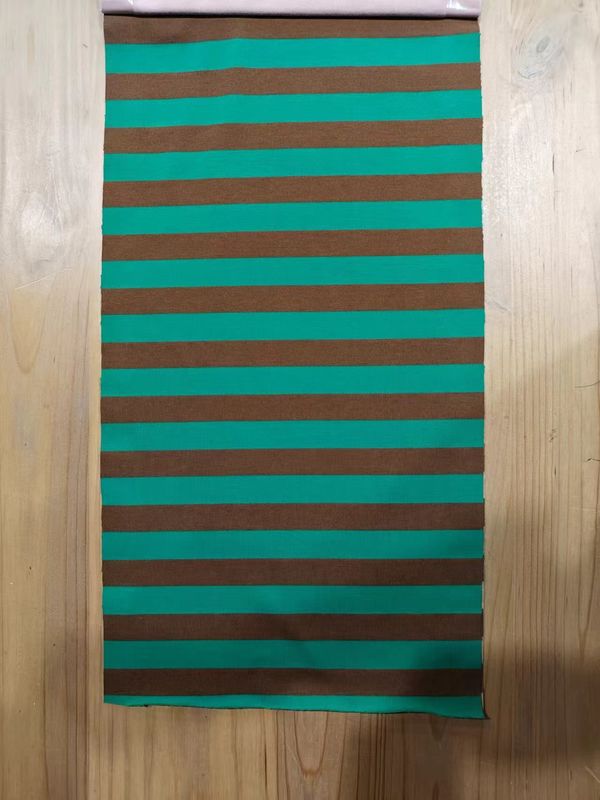Environmentally Friendly And Natural Skin-Friendly Breathable Striped Knit Fabric For Casual Wear