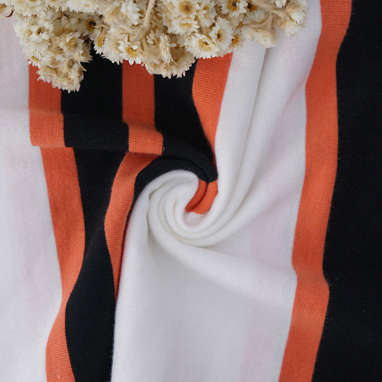 Comfortable Fit And Strong Durable Healthy Striped Material Fabric For Casual Wear