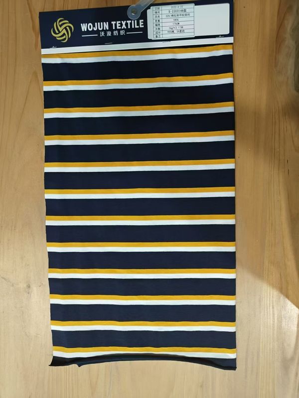 Elastic And Comfortable AndSoft And Durable Stylish Striped Material Fabric For Casual Wear