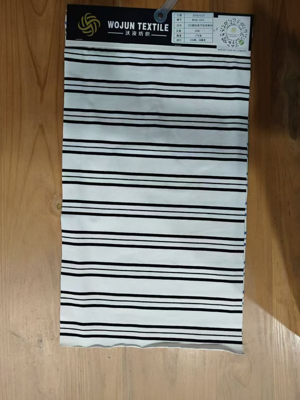 Easy To Care And Soft High Quality Striped Material Fabric For Casual Wear